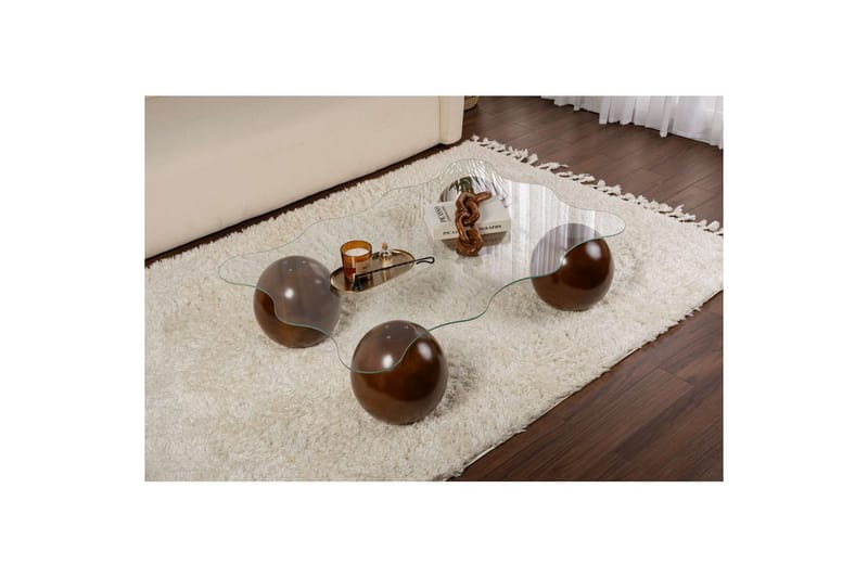 Elinville Sohvapöytä 120 cm - Ruskea - Huonekalut - Pöytä & ruokailuryhmä - Sohvapöytä