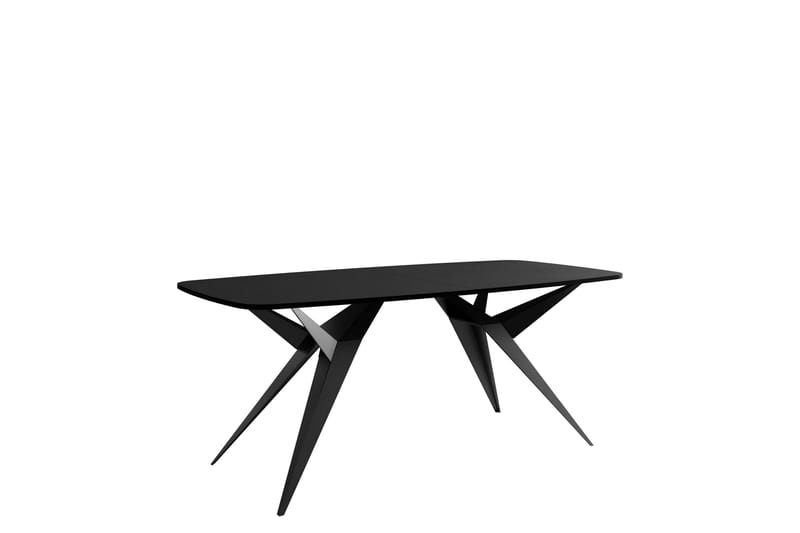 Elvora Ruokapöytä 160 cm, suorakulmainen, Musta