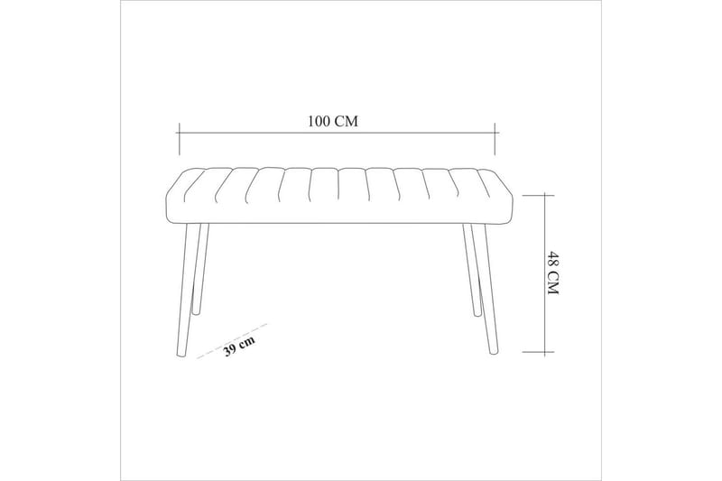 Ergene Ruokailuryhmä 120 cm Suorakulmainen - Luonnollinen/Kivi - Huonekalut - Pöytä & ruokailuryhmä - Ruokailuryhmä