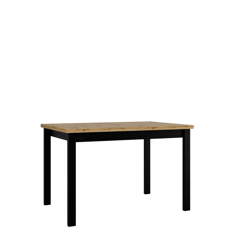 Ericka Ruokapöytä 120 cm suorakulmainen, Musta/Ruskea