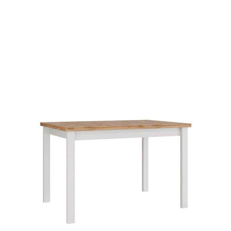 Ericka Ruokapöytä 120 cm suorakulmainen - Valkoinen/Ruskea - Huonekalut - Pöytä & ruokailuryhmä - Ruokapöydät & keittiön pöydät