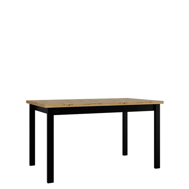 Ericka Ruokapöytä 140 cm suorakulmainen, Musta/Ruskea