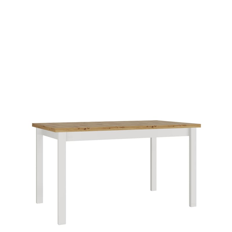 Ericka Ruokapöytä 140 cm suorakulmainen - Valkoinen/Ruskea - Huonekalut - Pöytä & ruokailuryhmä - Ruokapöydät & keittiön pöydät