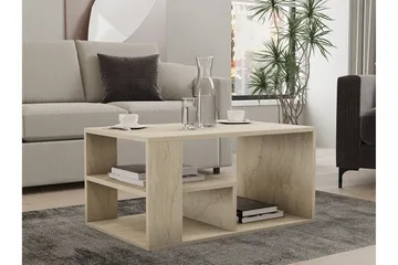 Eros Sohvapöytä 80 cm Beige - Beige - Huonekalut - Pöytä & ruokailuryhmä - Sohvapöytä