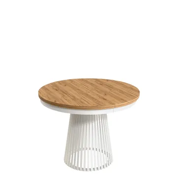 Erylan Pyöreä jatkettava ruokapöytä 100-180 cm