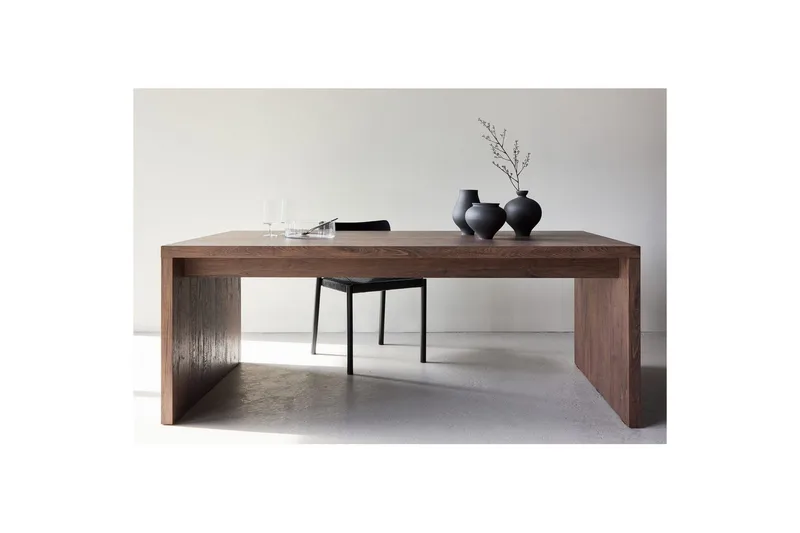 Evone Ruokapöytä 200X100 Cm - Mocca - Huonekalut - Pöytä & ruokailuryhmä - Ruokapöydät & keittiön pöydät