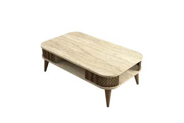 Eylul Sohvapöytä 105 cm - Beige - Huonekalut - Pöytä & ruokailuryhmä - Sohvapöytä