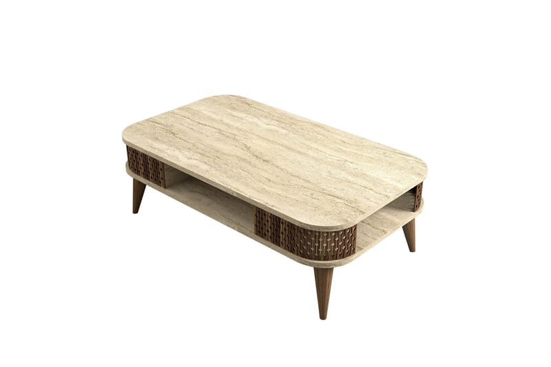 Eylul Sohvapöytä 105 cm - Beige - Huonekalut - Pöytä & ruokailuryhmä - Sohvapöytä