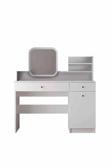 Fabrony kampauspöytä peilillä 90 cm - Huonekalut - Pöytä & ruokailuryhmä - Meikki- & kampauspöydät - Meikkipöytä peilillä