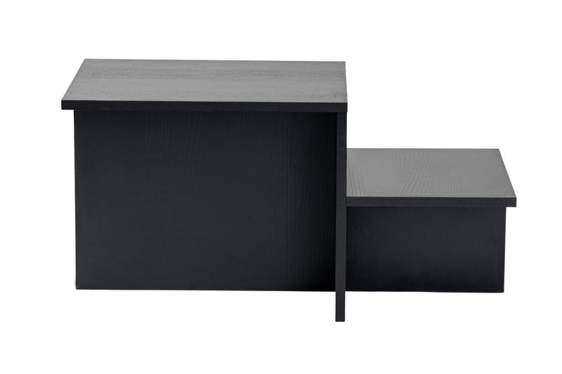 Fabrony sohvapöytä 80x40 cm musta, undefined