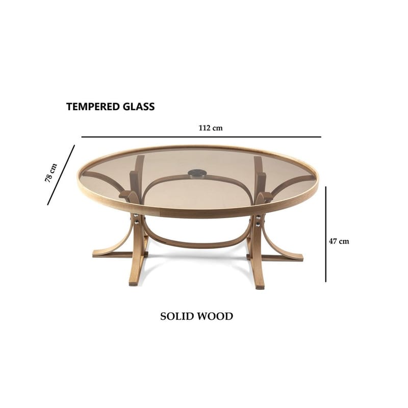 Faylin Sohvapöytä 112 cm - Luonnonväri - Huonekalut - P�öytä & ruokailuryhmä - Sohvapöytä