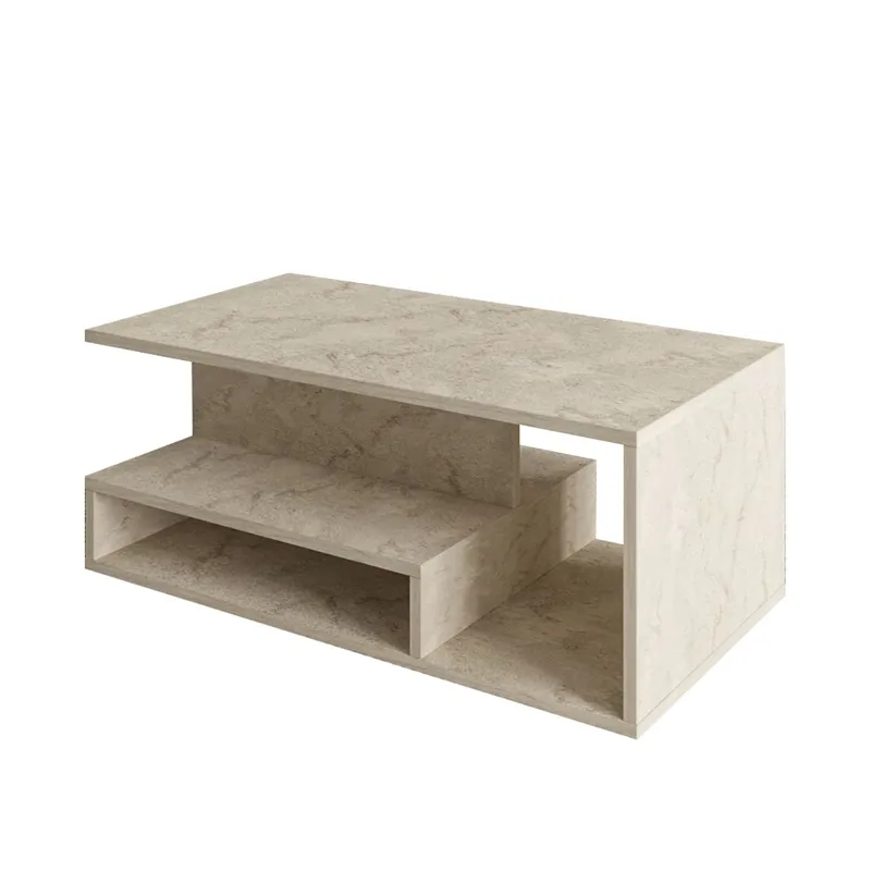 Fenlo sohvapöytä 90x35x44,8 cm - Travertiini - Huonekalut - Pöytä & ruokailuryhmä - Sohvapöytä