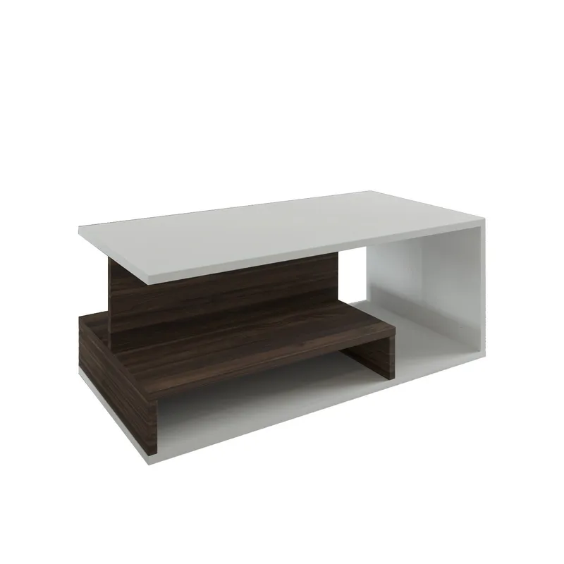 Fenlo sohvapöytä 90x35x44,8 cm, Valkoinen saksanpähkinä