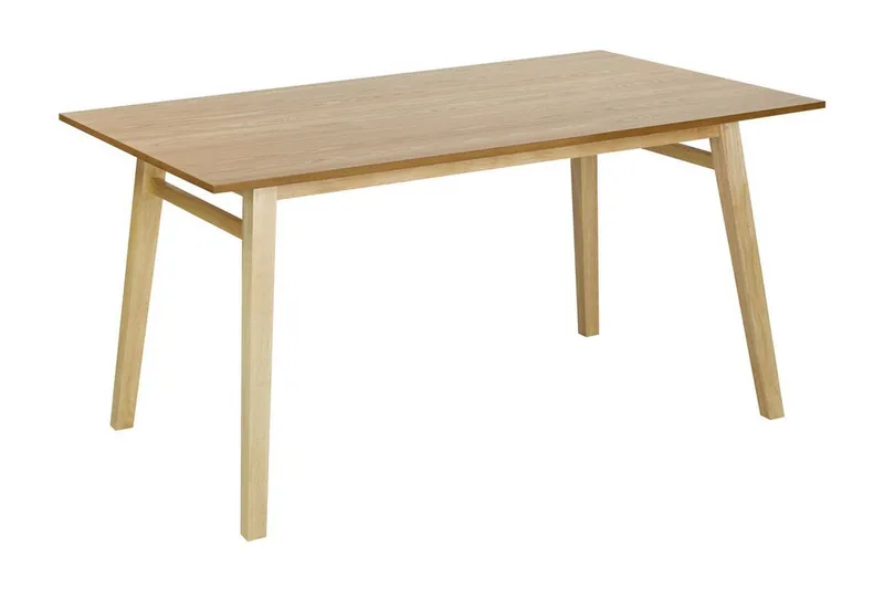 Filipp Ruokapöytä 90 cm Suorakaide, Vaalea puu