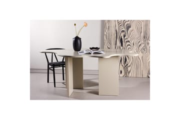 Flower soikea ruokapöytä 190 cm - Beige - Huonekalut - Pöytä & ruokailuryhmä - Ruokapöydät & keittiön pöydät