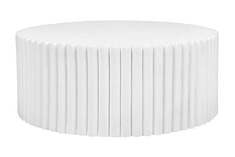 Fox Creek Sohvapöytä 117 cm Pyöreä, Valkoinen