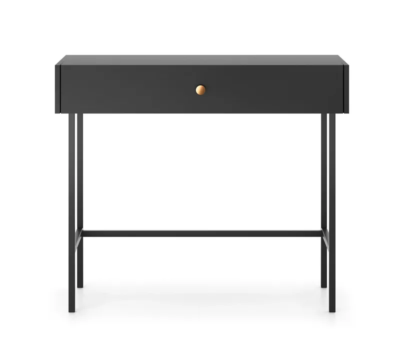 Francisca Peilipöytä 93 cm - Musta - Huonekalut - Pöytä & ruokailuryhmä - Meikki- & kampauspöydät