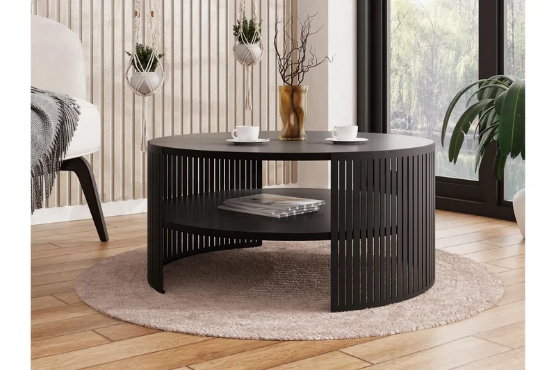 Friend sohvapöytä 75 cm - Musta - Huonekalut - Pöytä & ruokailuryhmä - Sohvapöytä