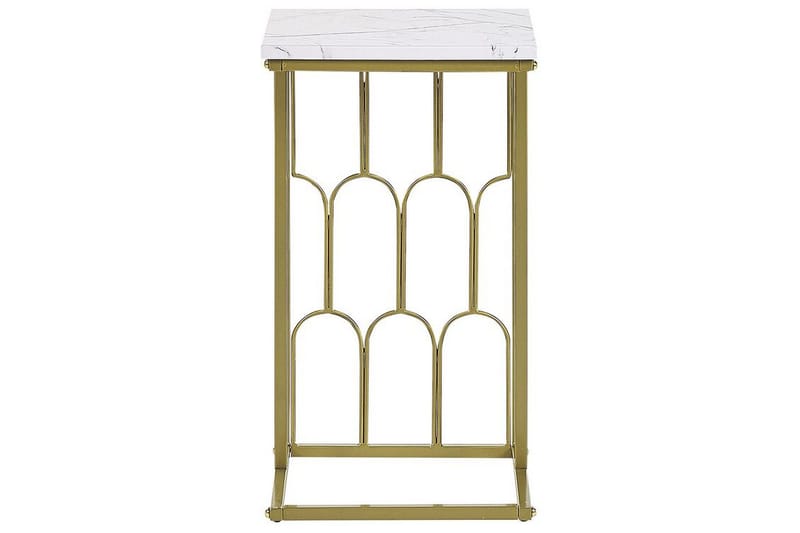 Fuller Sohvapöytä 30 cm - Valkoinen/Kulta - Huonekalut - Pöytä & ruokailuryhmä - Sohvapöytä