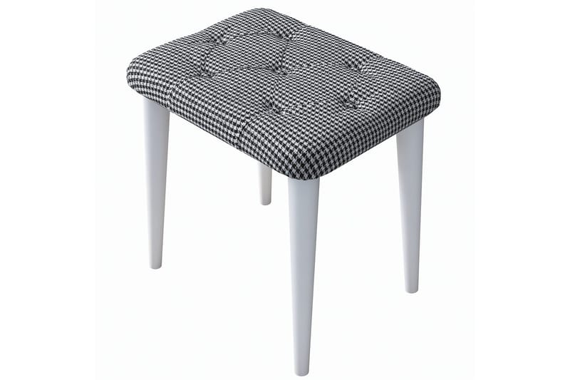 Fynnian Kampauspöytä 122,2 cm - Valkoinen - Huonekalut - Pöytä & ruokailuryhmä - Meikki- & kampauspöydät - Meikkipöytä peilillä