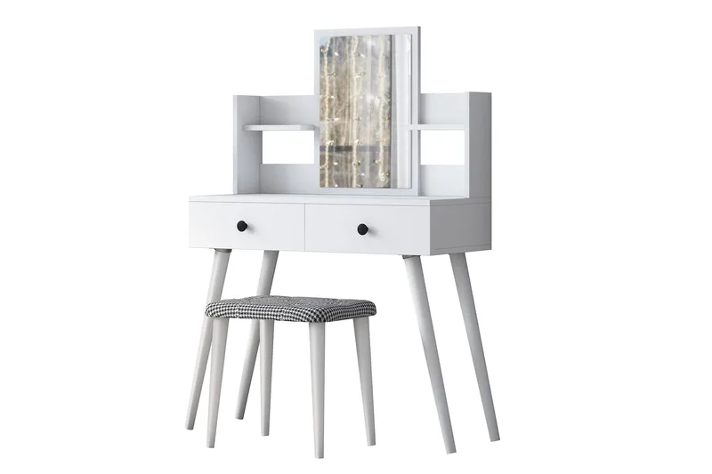 Fyodor Kampauspöytä 97,8 cm - Valkoinen - Huonekalut - Pöytä & ruokailuryhmä - Meikki- & kampauspöydät