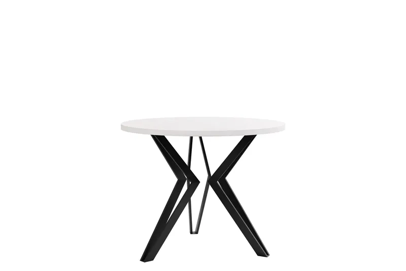 Gaddi sohvapöytä 65 cm, Valkoinen/Musta