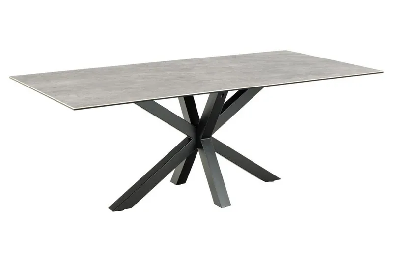 Ganesh Ruokapöytä 100 cm Suorakulmainen, Harmaa