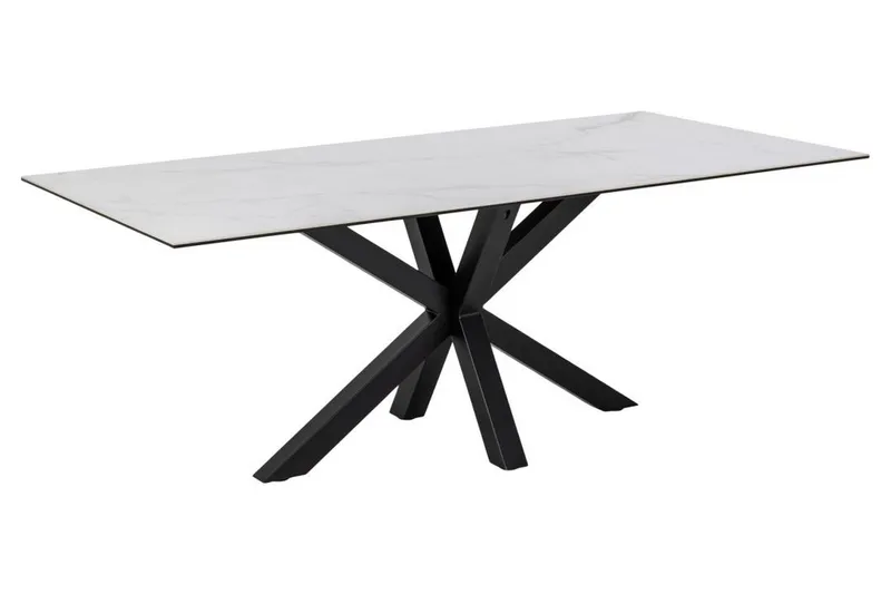 Ganesh Ruokapöytä 100 cm Suorakulmainen, Valkoinen