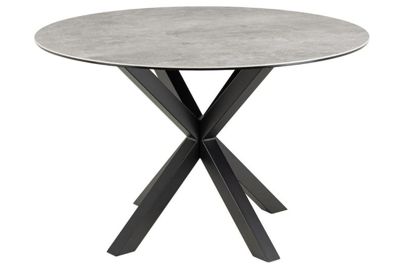 Ganesh Ruokapöytä 119 cm Pyöreä, Harmaa