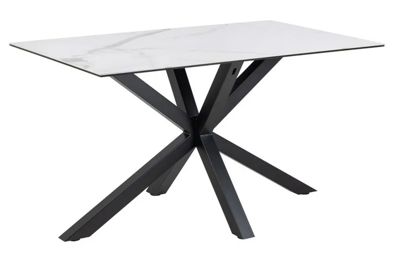 Ganesh Ruokapöytä 80 cm Suorakulmainen, Valkoinen