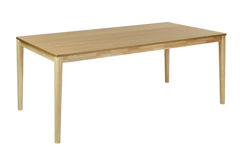 Garner Ruokapöytä 100 cm Suorakaide, Vaalea puu