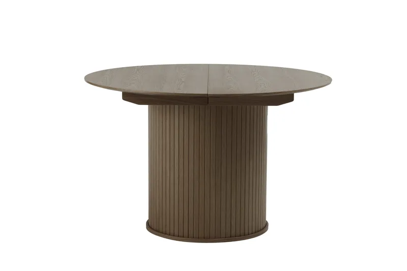 Gethin Ruokapöytä 120 cm Pyöreä, Ruskea