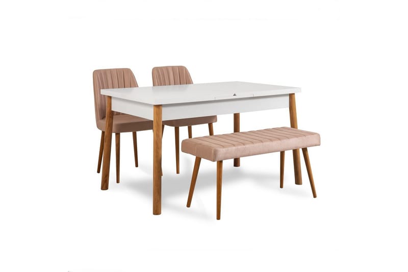 Glasnevin Ruokailuryhmä Suorakulmainen, Valkoinen/Ruskea