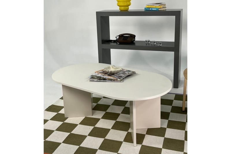 Glenure Sohvapöytä 110 cm - Beige - Huonekalut - Pöytä & ruokailuryhmä - Sohvapöytä