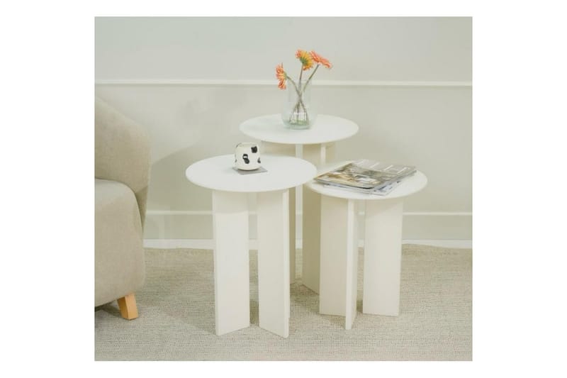 Glenure Sohvapöytä 40 cm - Beige - Huonekalut - Pöytä & ruokailuryhmä - Sohvapöytä