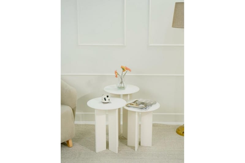 Glenure Sohvapöytä 40 cm - Beige - Huonekalut - Pöytä & ruokailuryhmä - Sohvapöytä