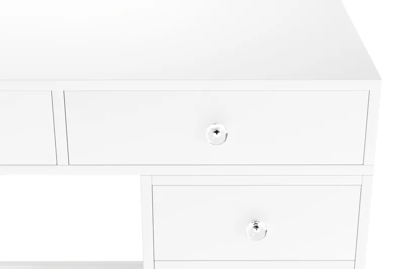 Glow Suuri meikkipöytä – Säilytys laatikoilla 120 cm - Valkoinen - Huonekalut - Pöytä & ruokailuryhmä - Meikki- & kampauspöydät