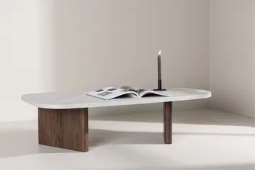 Grönvik Sohvapöytä 130x65 cm - Vaaleanharmaa - Huonekalut - Pöytä & ruokailuryhmä - Sohvapöytä