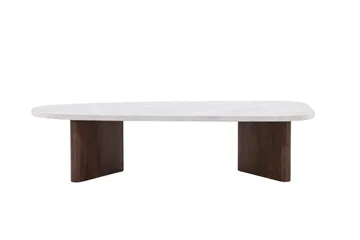 Grönvik Sohvapöytä 130x65 cm - Vaaleanharmaa - Huonekalut - Pöytä & ruokailuryhmä - Sohvapöytä