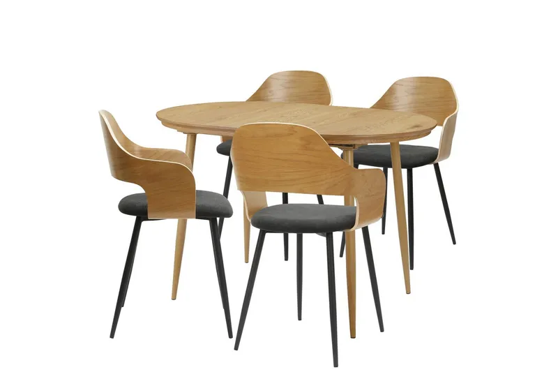 Graham Ruokailuryhmä 4-istuttava, Ruskea