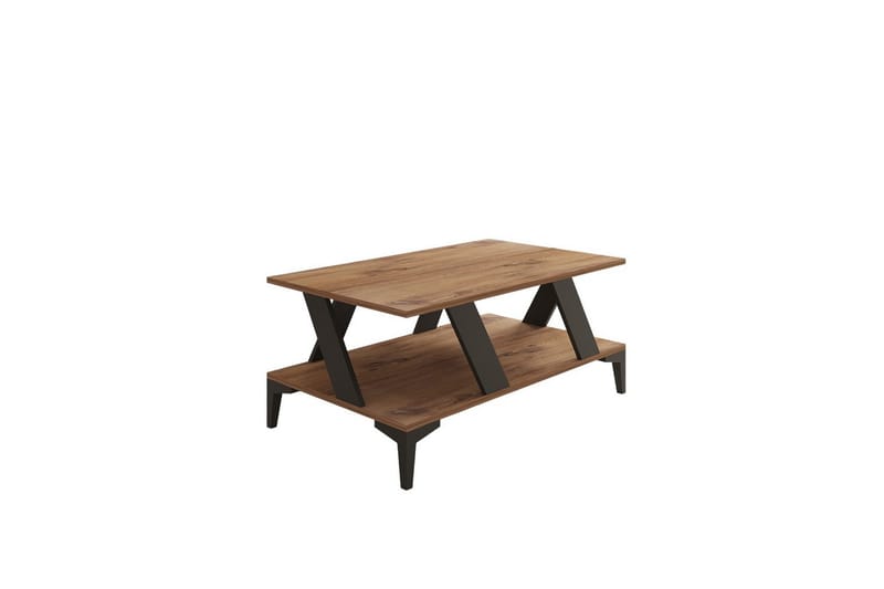 Gralen Sohvapöytä 100 cm, Antrasiitti/Luonnollinen