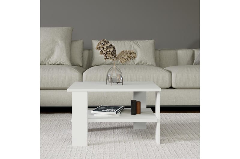 Greger Soffapöytä 60 cm - Valkoinen - Huonekalut - Pöytä & ruokailuryhmä - Sohvapöytä