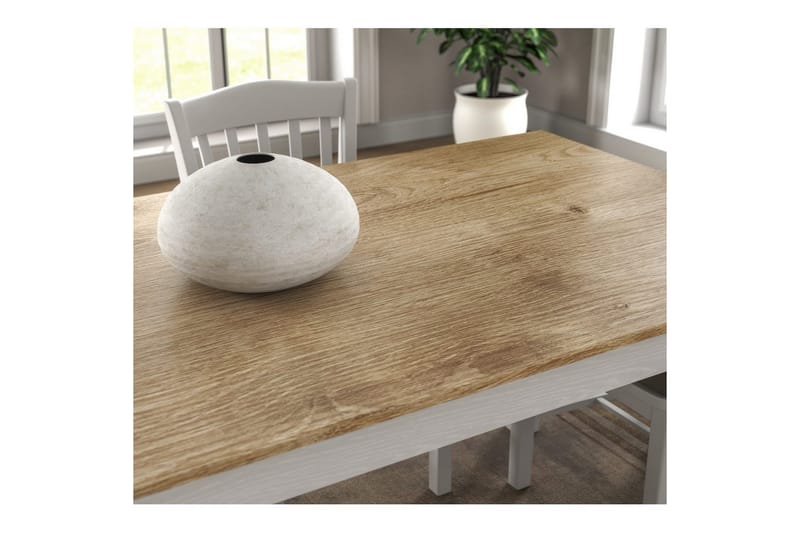 Gulbahar Ruokapöytä 180 cm Suorakulmainen - Luonnollinen/Valkoinen - Huonekalut - Pöytä & ruokailuryhmä - Ruokapöydät & keittiön pöydät