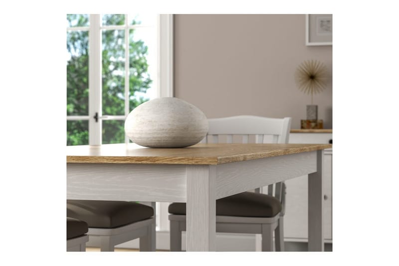 Gulbahar Ruokapöytä 180 cm Suorakulmainen - Luonnollinen/Valkoinen - Huonekalut - Pöytä & ruokailuryhmä - Ruokapöydät & keittiön pöydät
