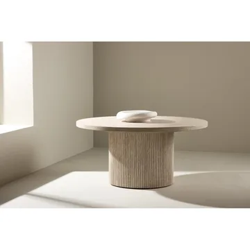 Härön Sohvapöytä 80 cm - Beige - Huonekalut - Pöytä & ruokailuryhmä - Sohvapöytä