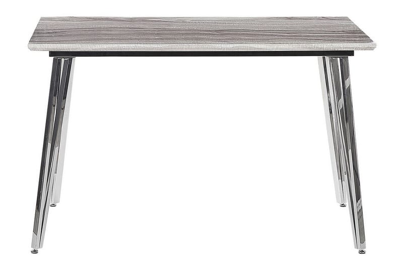 Hamiota Ruokapöytä 70x120 cm - Valkoinen/Hopea - Huonekalut - Pöytä & ruokailuryhmä - Ruokapöydät & keittiön pöydät