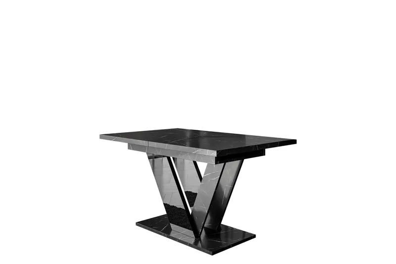 Harumi Ruokapöytä Suorakulmainen, Musta