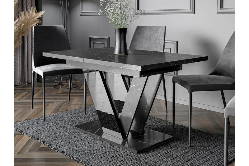 Harumi Ruokapöytä Suorakulmainen - Musta - Huonekalut - Pöytä & ruokailuryhmä - Ruokapöydät & keittiön pöydät