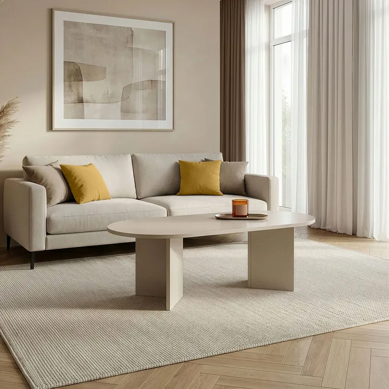 Hasina sohvapöytä 119 cm ovaali - Huonekalut - Pöytä & ruokailuryhmä - Sohvapöytä