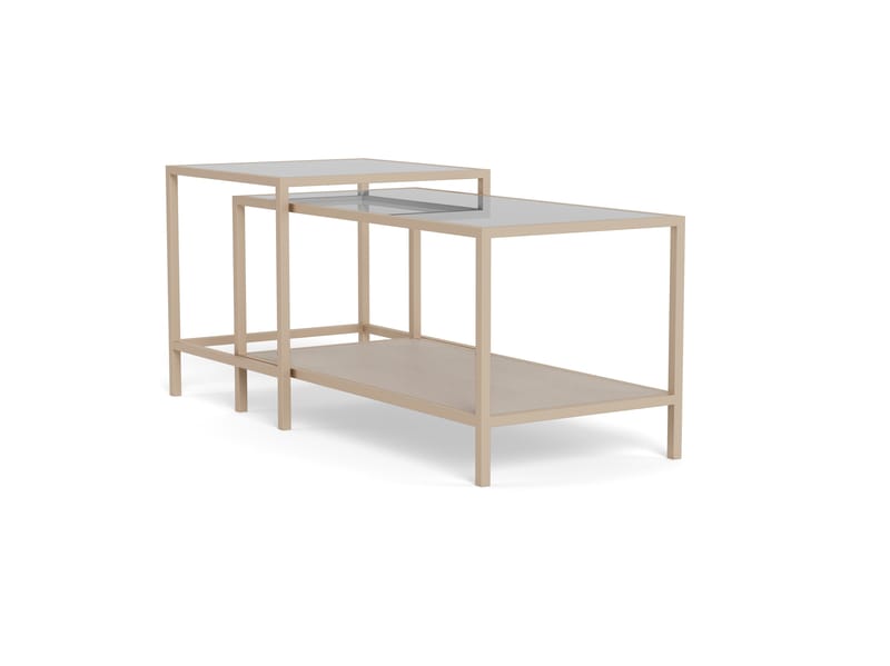 Hasslevik-sohvapöytä 90 cm - Kirkas/harmaa - Huonekalut - Pöytä & ruokailuryhmä - Sohvapöytä